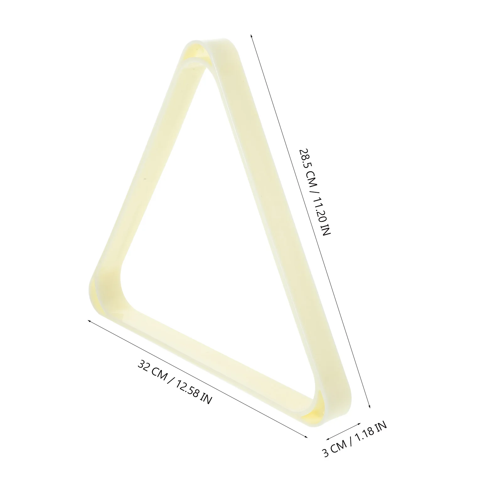 

Triangle Billiard Rack Solid ABS Construction for Pool Table Accessories Efficient Billiard Ball Holder for Game Room Setup