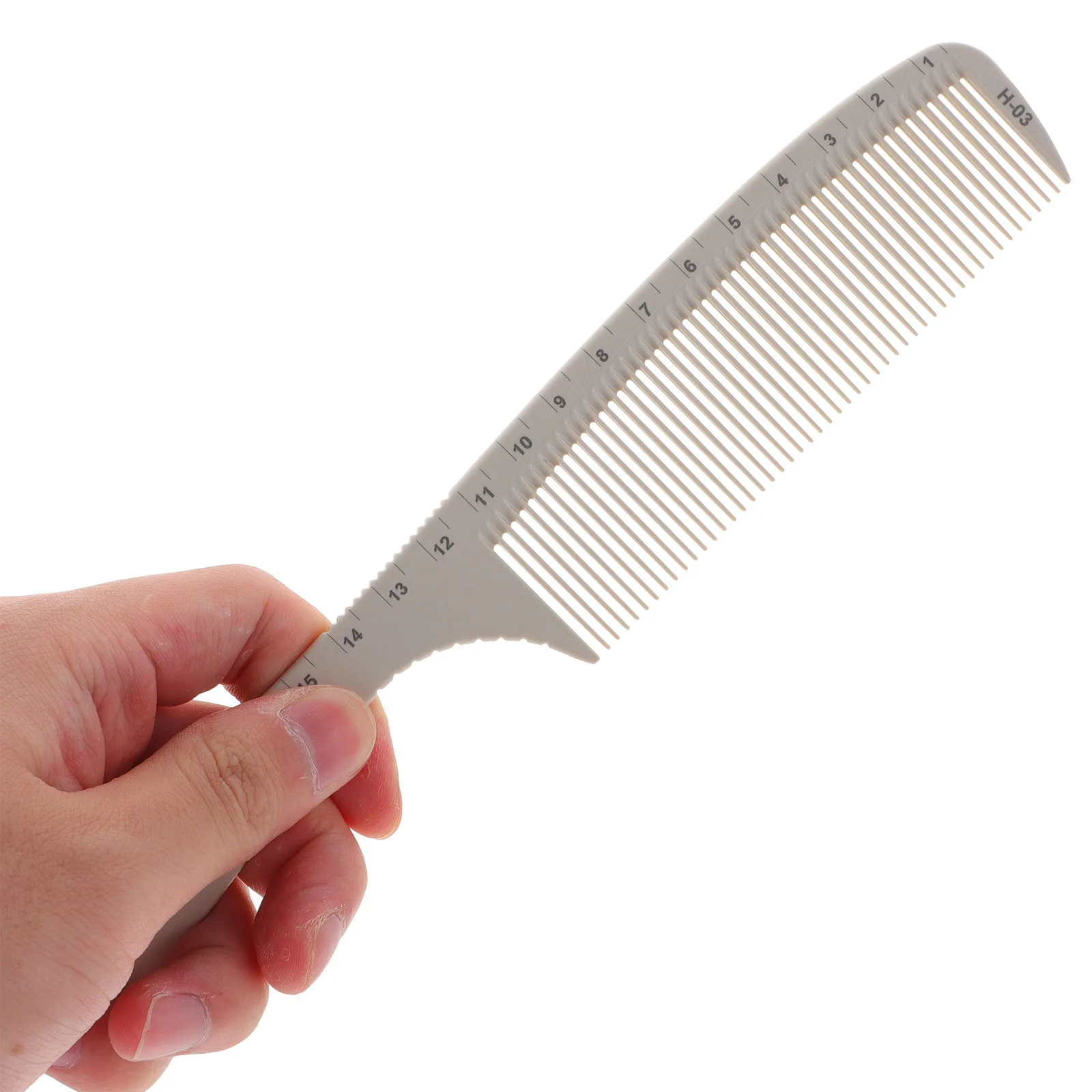 2Pcs Hair Cutting Combs Salon Hairdressing Styling Comb Set with Scale Precision Ruler Comb Professional Barber Combs