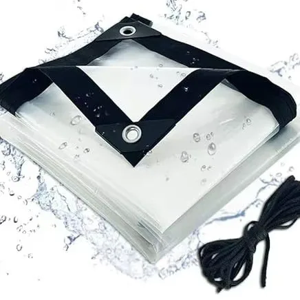 Transparent Rainproof Shading Cloth Tarpaulin Lightweight Waterproof Tarpaulin Cover Tarpaulin Transparent Rainproof Cloth