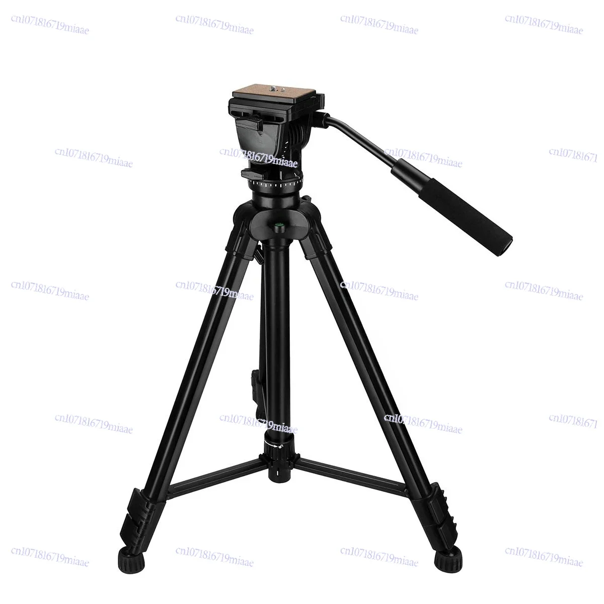 Tripod 1.64m Load-bearing 6kg, Black Hydraulic Gimbal Photography Tripod