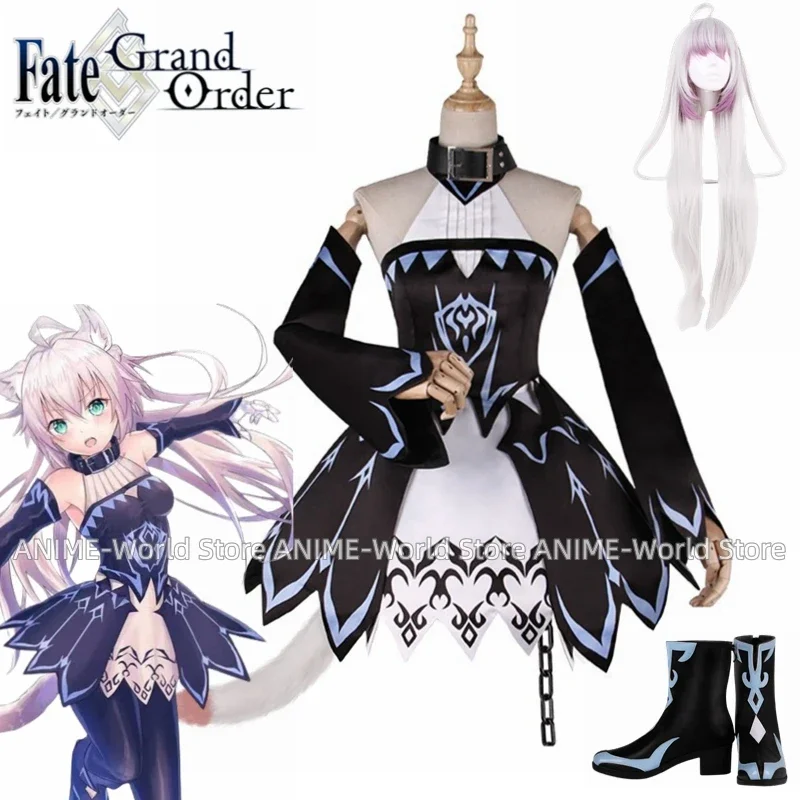 FGO Fate Grand Order Atalanta Alter Dress Uniform Outfit Anime Games Customize Wig Shoes Cosplay Costumes