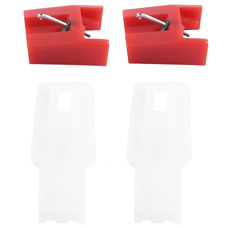 HFES 2PCS Turntable Stylus Dynamic Magnetic Needle Record Player Vinyl LP Gramophone Replacement Parts