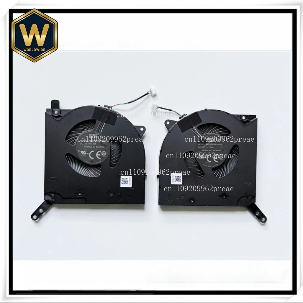 

Новый оригинальный вентилятор охлаждения для ноутбуков S For AVC - совместим с процессором и видеокартой, BAPB0909R5HY002 BAPA0909R5HY010, 5V 0.50A