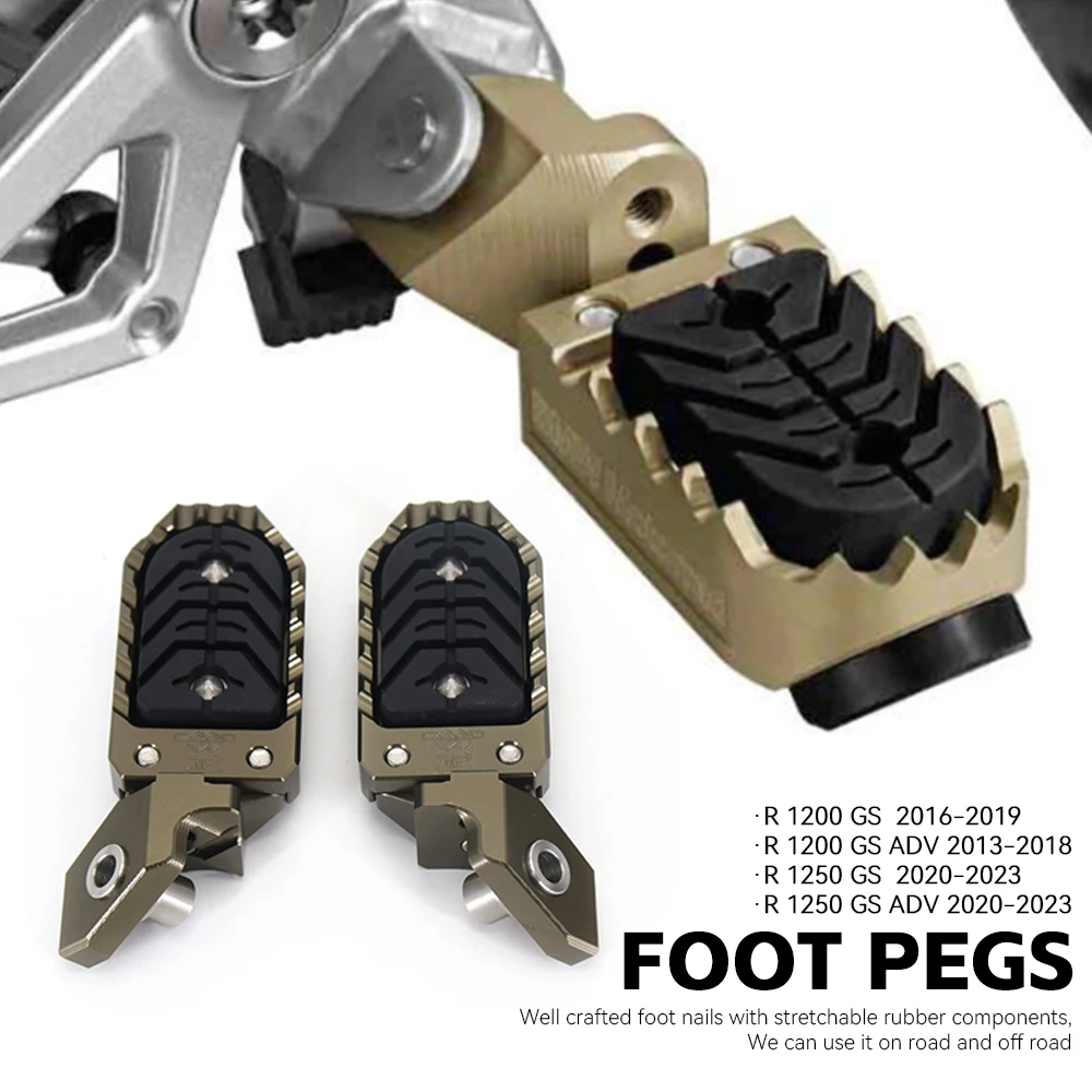 

For BMW R1200GS ADV K50 2016-2019 R1250GS Adventure K51 2020-2023 Motorcycle Adjustable Foot Pegs