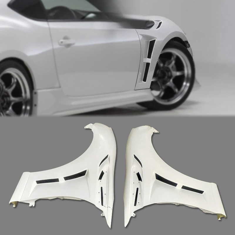 Durable C-West Style Fiberglass Front With Duct 10mm Wider Fit FT86 GT86 FRS ZN6 BRZ ZC6 2013-2021 Car Modification A 5