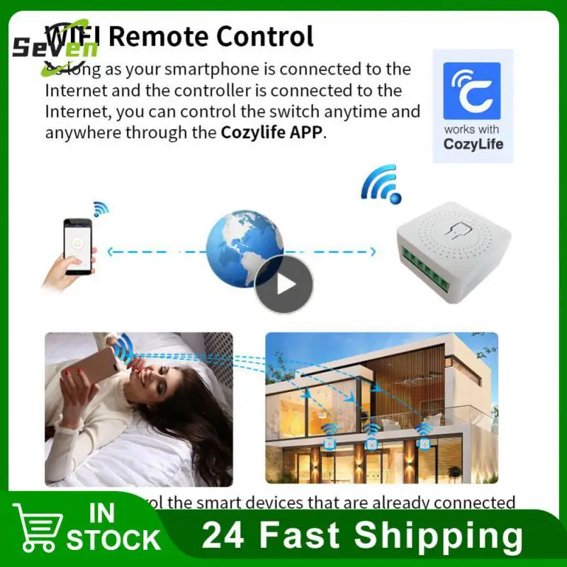 Athom Smart Home  preflashed TASMOTA  Mini Relay Switch 3 Way 16A