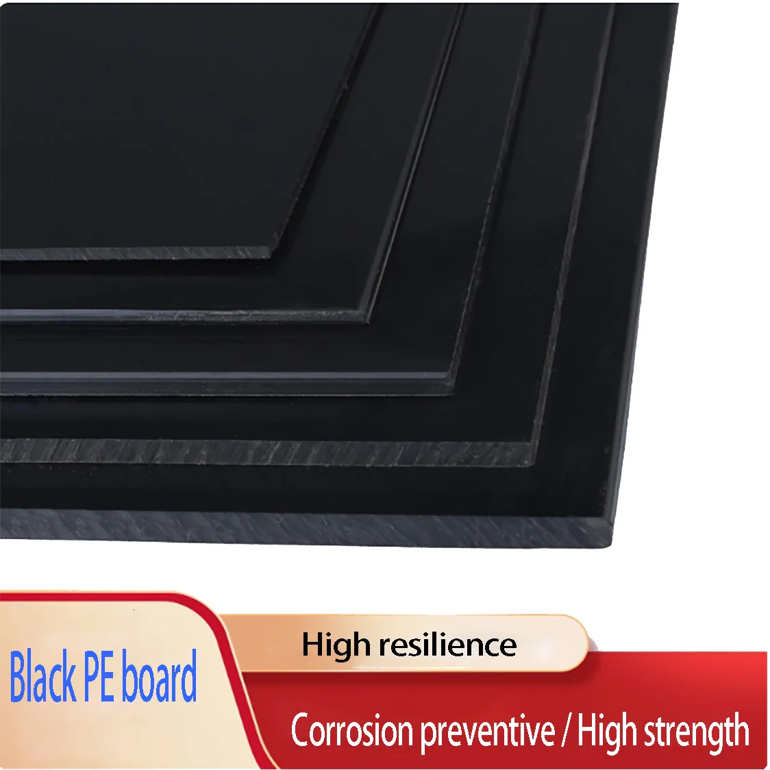 Thickness 4-40mm HDPE Board Wear Resistant Black PE Plate Polyethylene  Pad Handmade Model Plastic Board