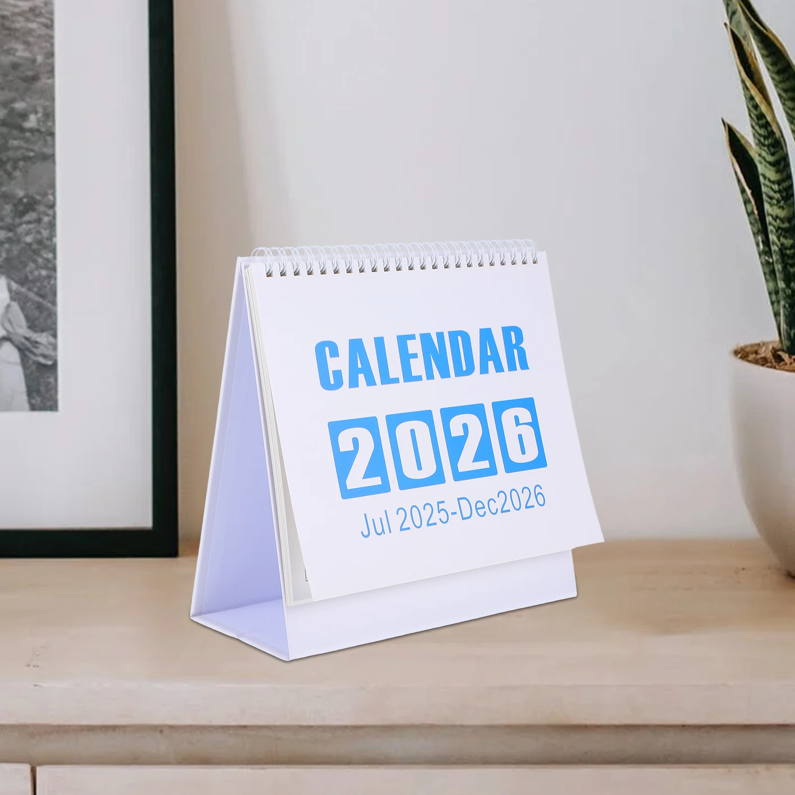 2026 Desk Calendar Large Monthly Planner Double Wire Binding Sturdy Paper 360 Degree Flipping Daily Desktop Calendar For Office