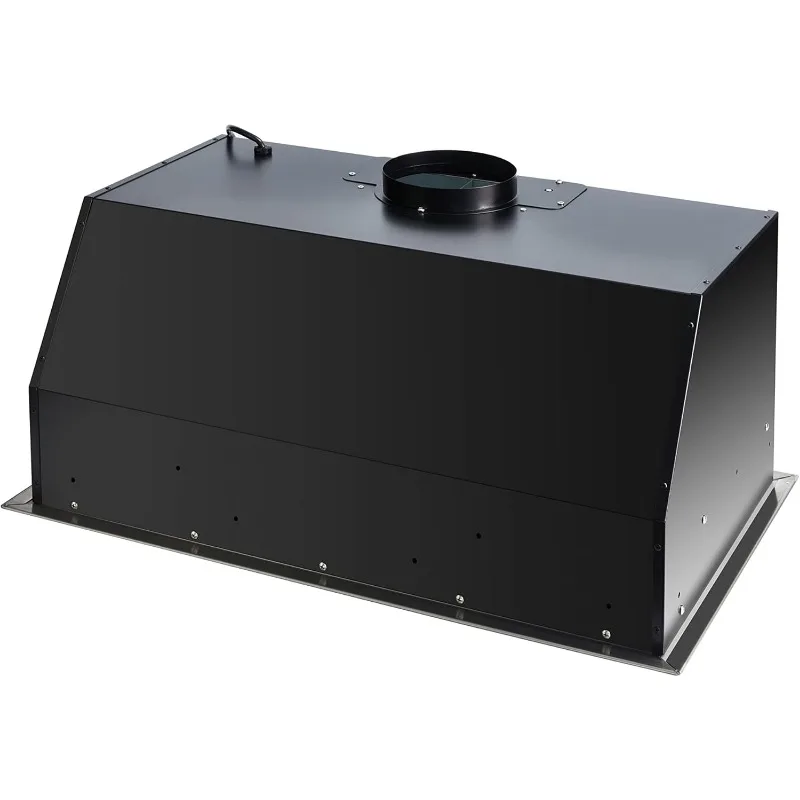 Heißer Verkauf Plug-in Dunstabzugshauben 30 "Edelstahl 3-geschwindigkeit Mechanische Druckknopf Helle LED-Leuchten Beleuchten Kochzone