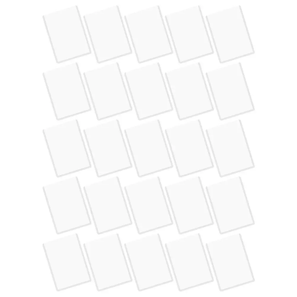

25Pcs Hard PVC Card Sleeves Transparent Playing Card Covers Protective Storage for Trading Cards Game Cards Board Game