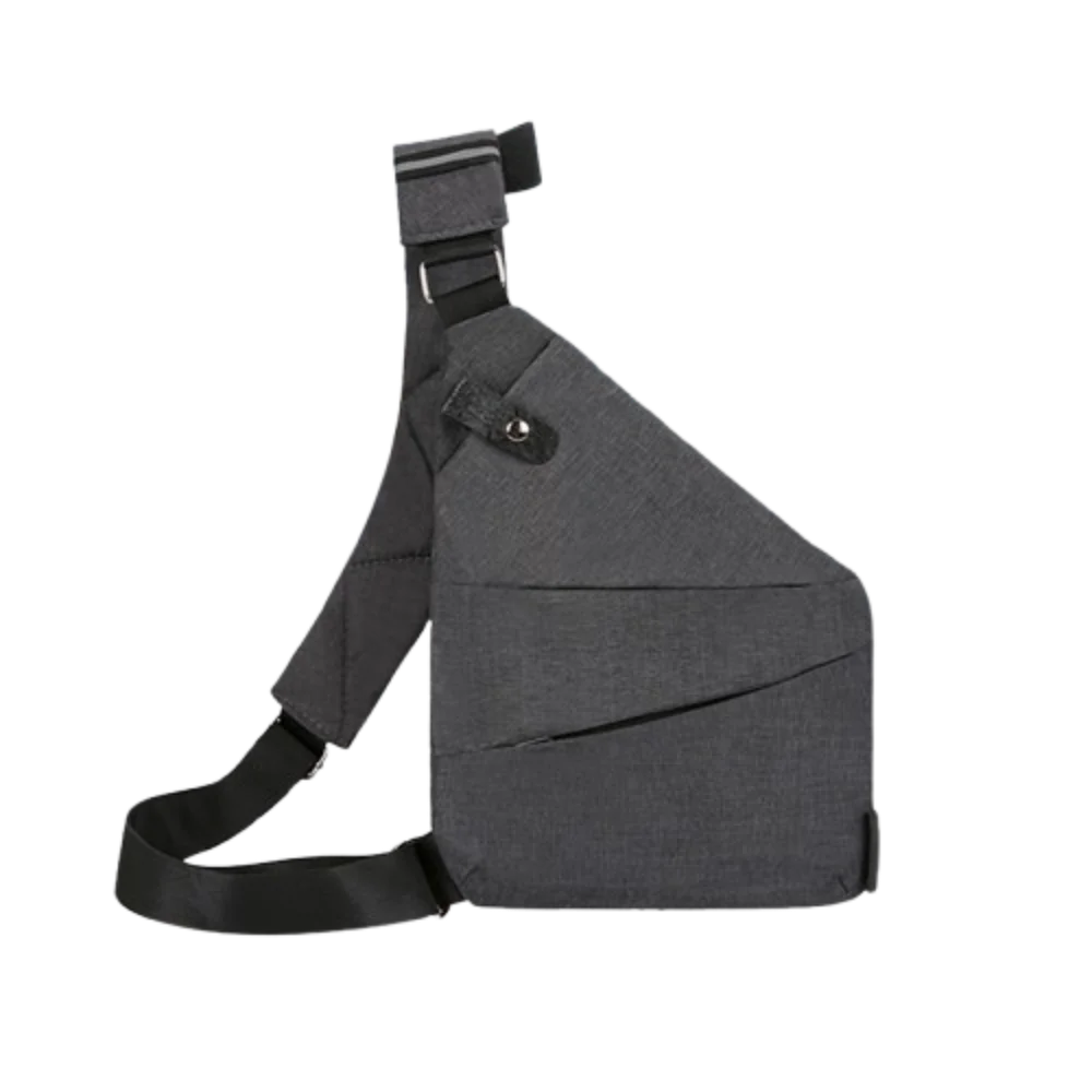 

Мужская нагрудная сумка большой вместимости, модная сумка через плечо, съемный плечевой ремень, повседневная спортивная сумка на плечо