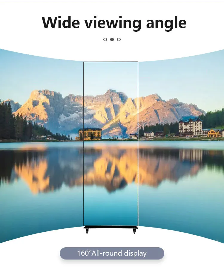960*1920 مللي متر ملصق رقمي شاشة Led شاشة Led داخلية P3 4g واي فاي Usb مرآة متحركة ملصق شاشة عرض Led #6