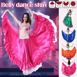Gypsy Flamenco Bullfight Belly Dance Skirt Stage Performance Costume 180/360/540/720 Women Big Swing Spanish Dance Skirts
