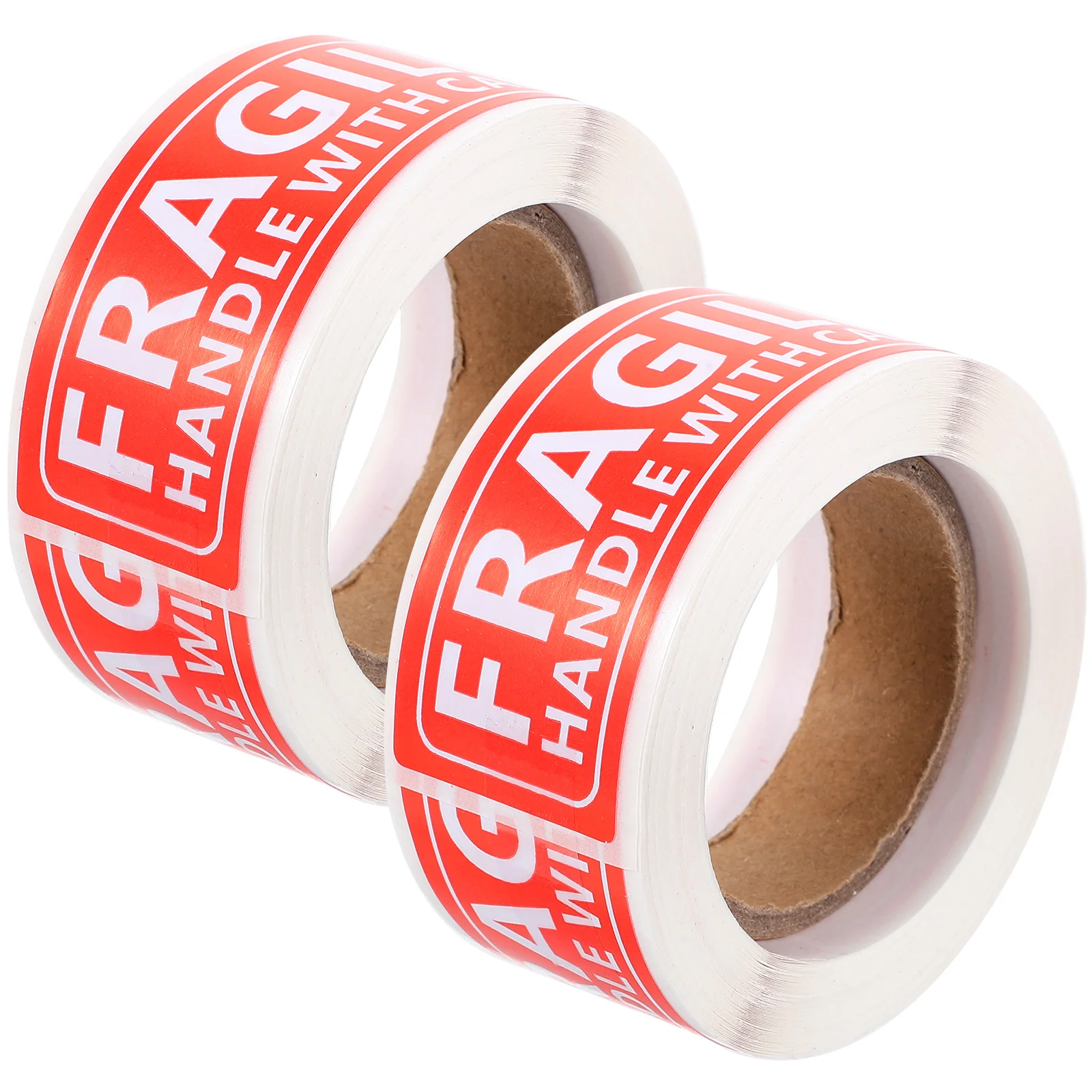 

2 Rolls Fragile Handle up Care Stickers Warning The Sign Good Package Adhesive Household