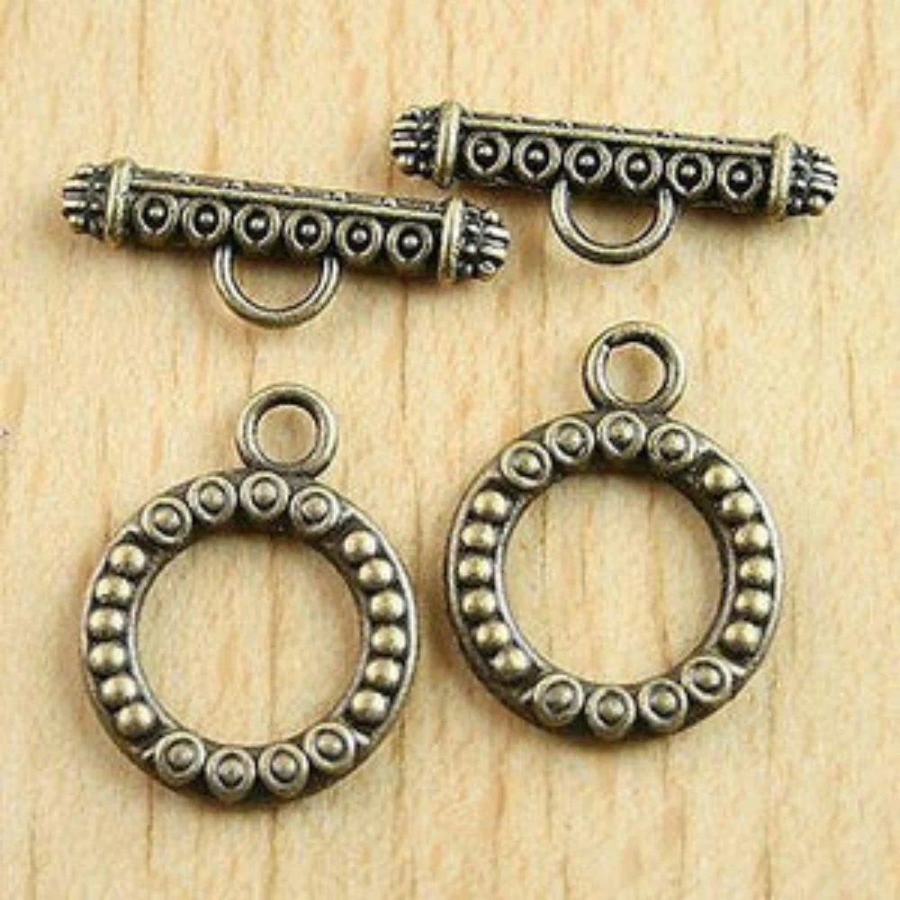 

10SETS 16mm toggle19mm BRONZE-TONE TOGGLE CLASP FINDINGS H0784