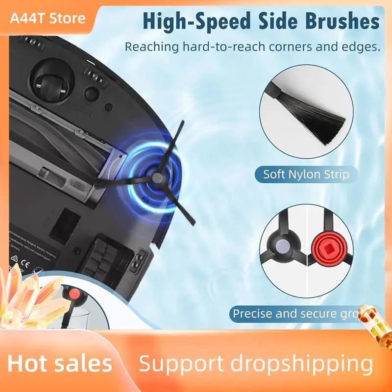 A44T 18PCS For Eufy Omni S1 Pro/Omni S1 Vacuum Cleaner Replacement Parts Vacuum Brush Hepa Filter Mop Cloth Dust Bag