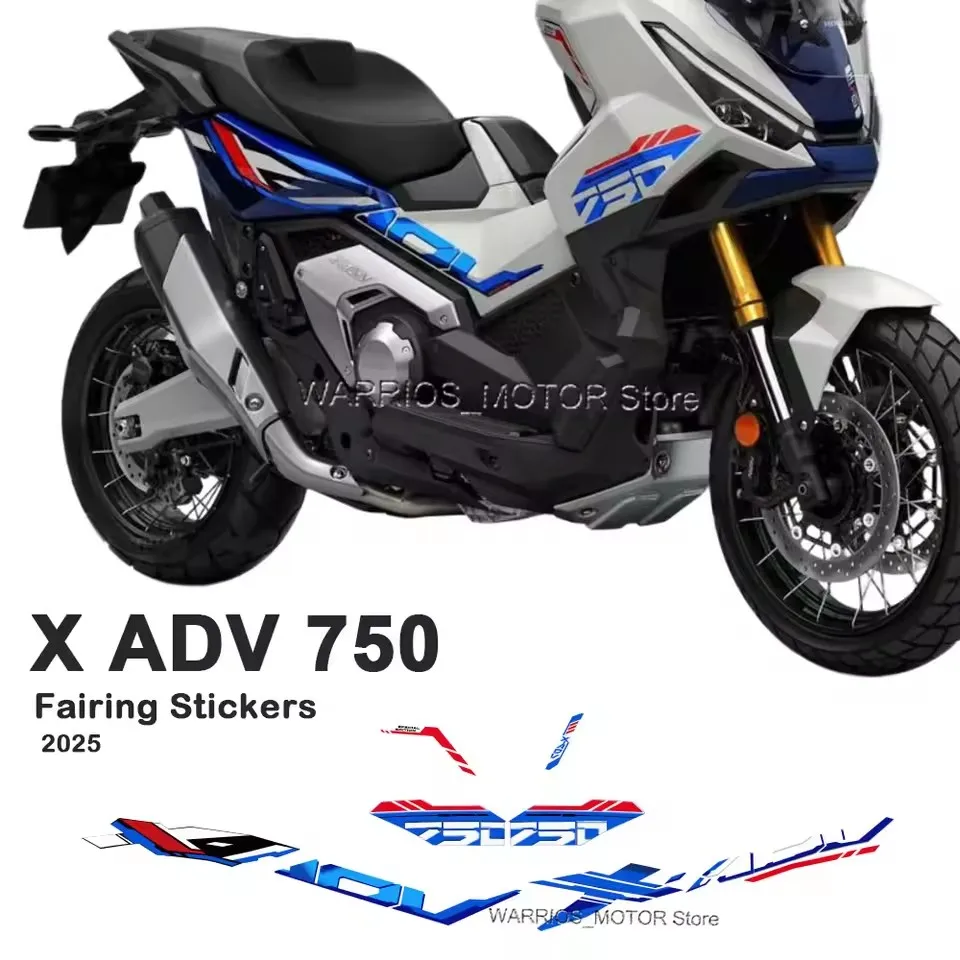 

For Honda X-ADV 750 X ADV750 X-ADV 750 2025 Fairing Sticker Body Decoration Decals Kit Anti-Scratch PVC Sticker