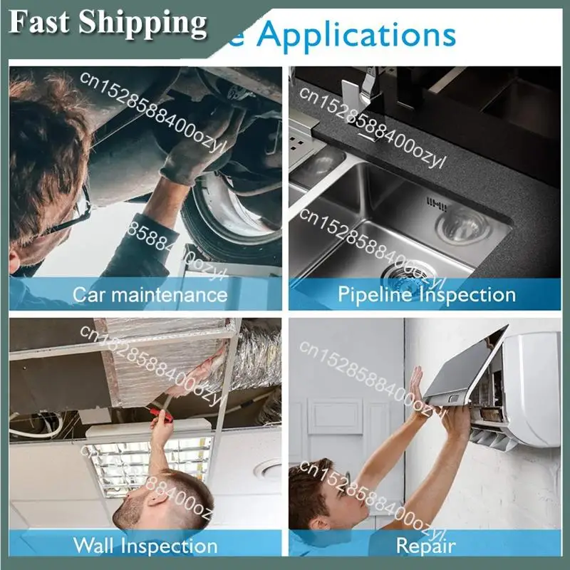 August Industrieendoskop 1080P 4,3 Zoll HD Digitale Endoskop-Inspektionskamera IP67 Wasserdichte Kamera 3 Meter