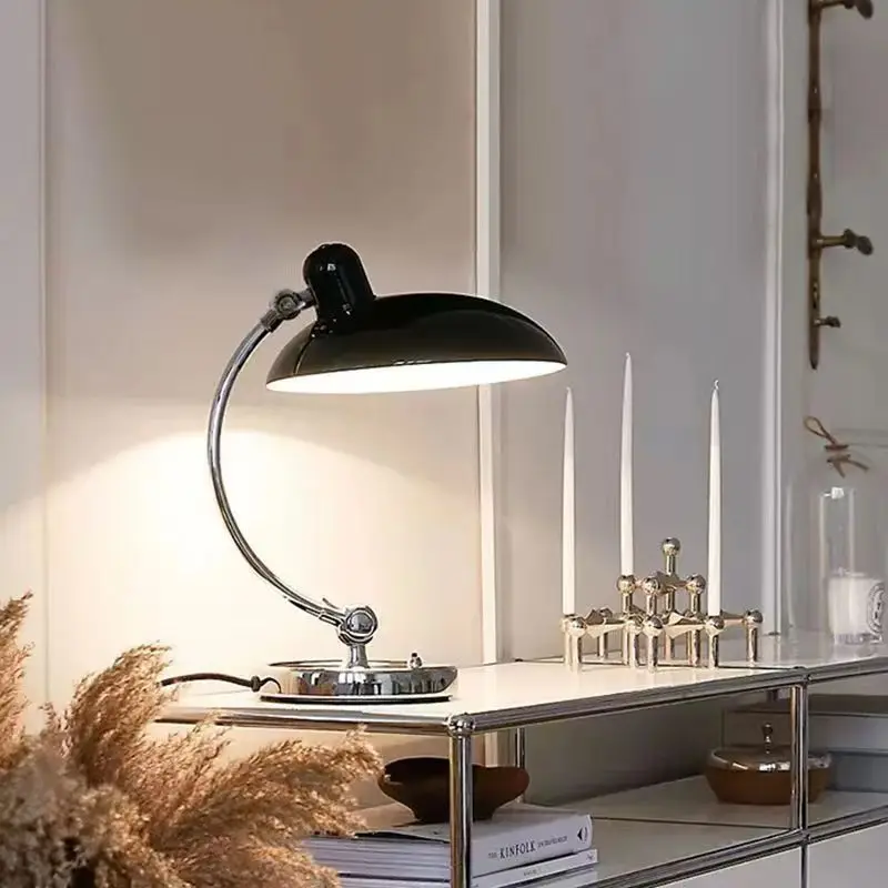 Imagem -04 - Nordic Bauhaus Desk Lamp Book Lamp Bedroom Study Desk Full Spectrum Eye-proteção Leitura Led Light Luxo Ins Abajur Lamp