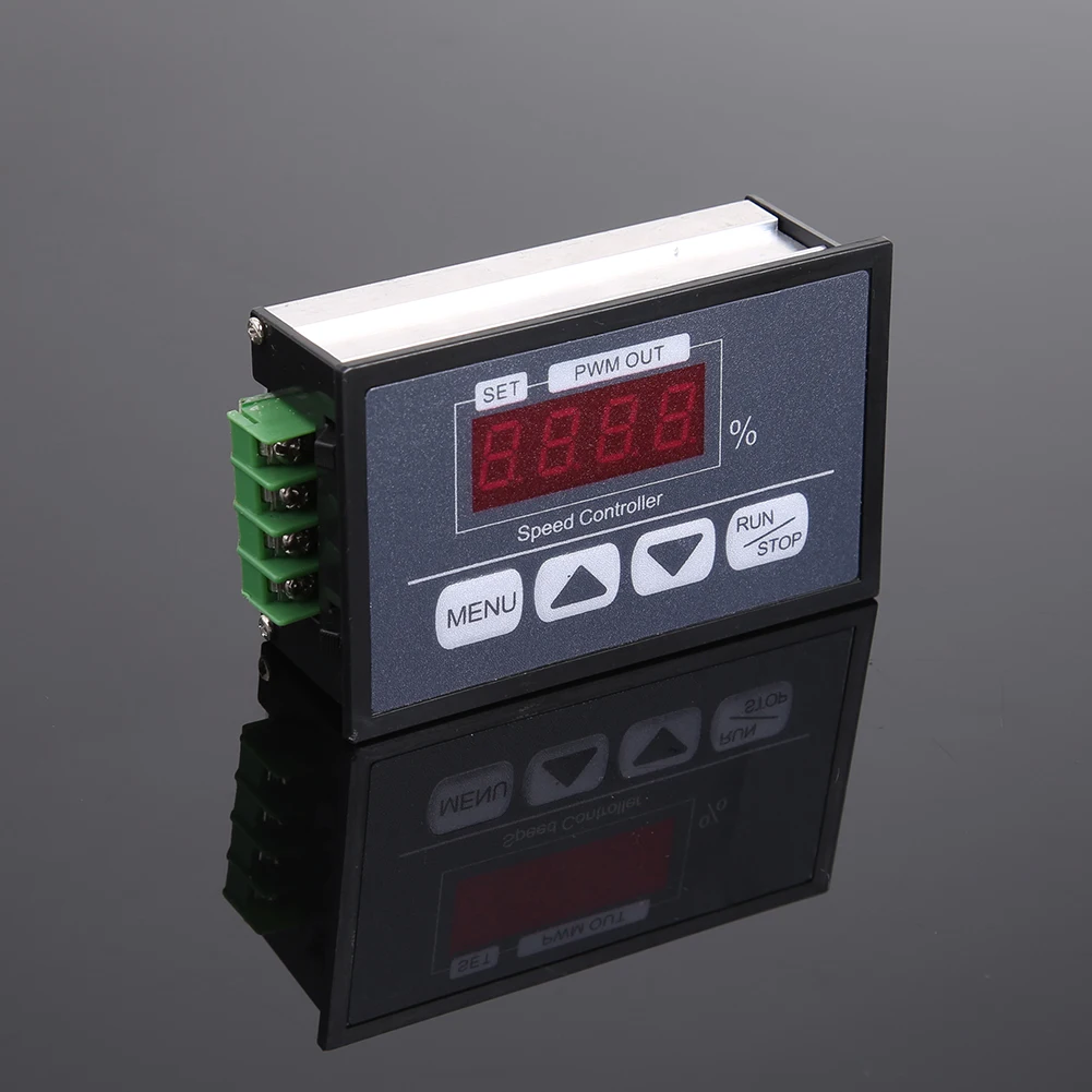 

DC 6-60V 30A Speed Controller Digital Display PWM Motor Strong Toughness Electric Portable Drive Stepless Regulator