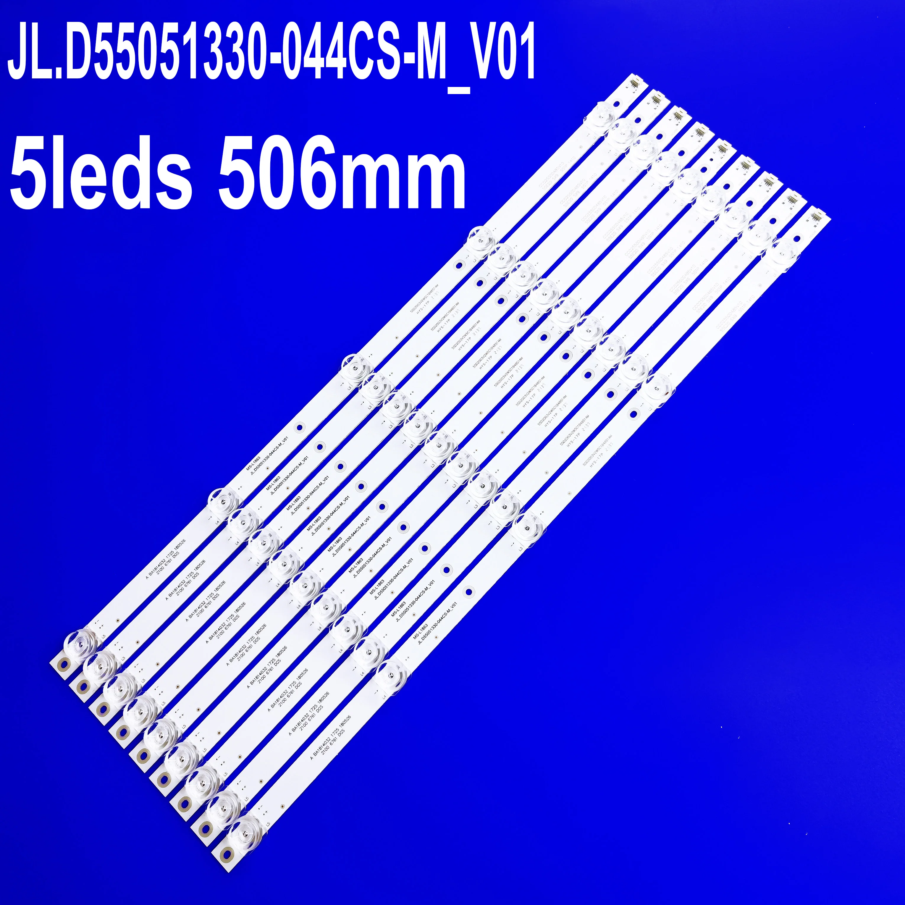 

Светодиодная лента подсветки для U55F8000Q HTY-55UHD11B-S2 DEXP CC02550D508V02 1410 55C1C5X9 5S1P 0D25