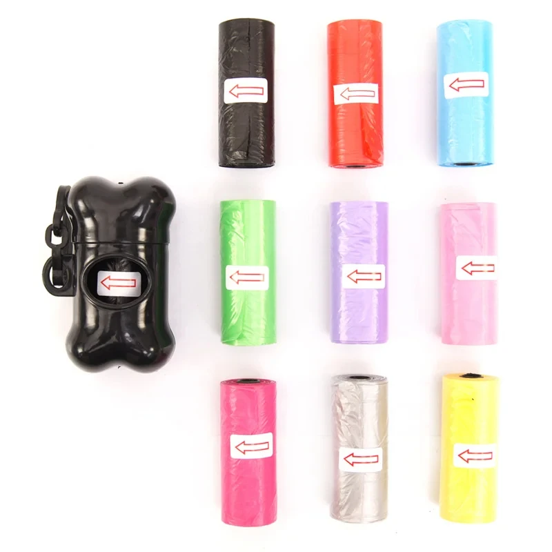 120 Rolls Dog Poop Bag Outdoor Cleaning Poop Bag Outdoor Clean Pets Supplies for Dog 15Bags/Roll Refill Garbage Bag Pet Supplies