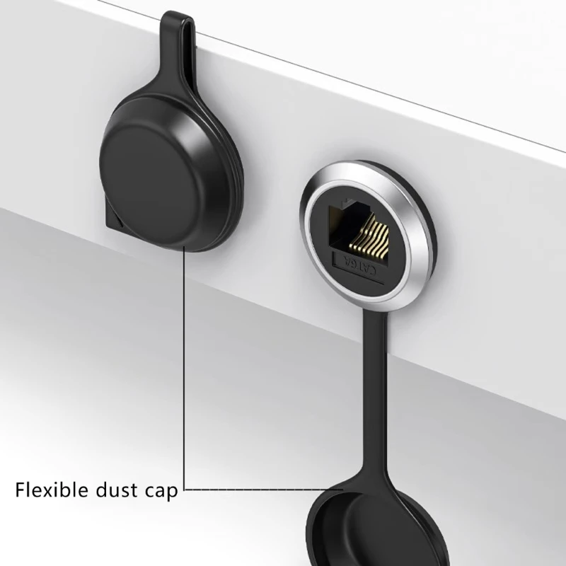 2피스 아연 합금 USB3.0 패널 마운트 소켓 어댑터 빠른 속도 데이터 전송 벽 책상용 금도금 포트 F19E