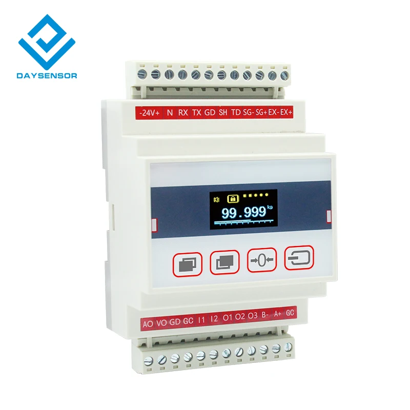 

Monitor PLC D056 4-20ma/0-10V anti-interference weighing display transmitter force measurement signal amplifier 485