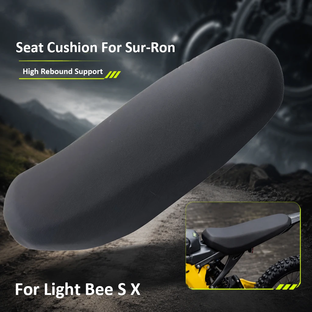 Für Sur-Ron Elektro-Motocross Sitzkissen Leder Wasserdichter Rücksitz Sur Ron Surron Light Bee S & Light Bee X