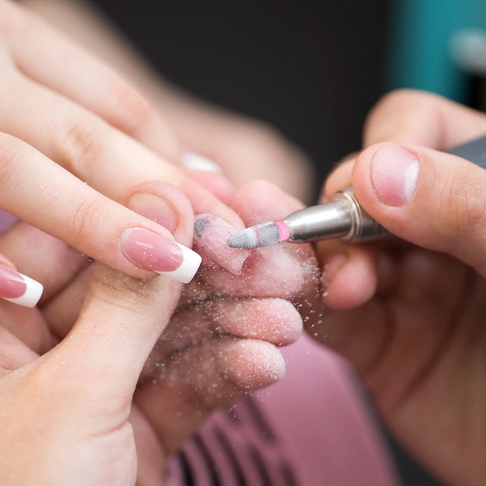 10 Stück Nagel Staubschutz Bohrer Stecker Schutzkappen Silikagel Maniküre Werkzeug