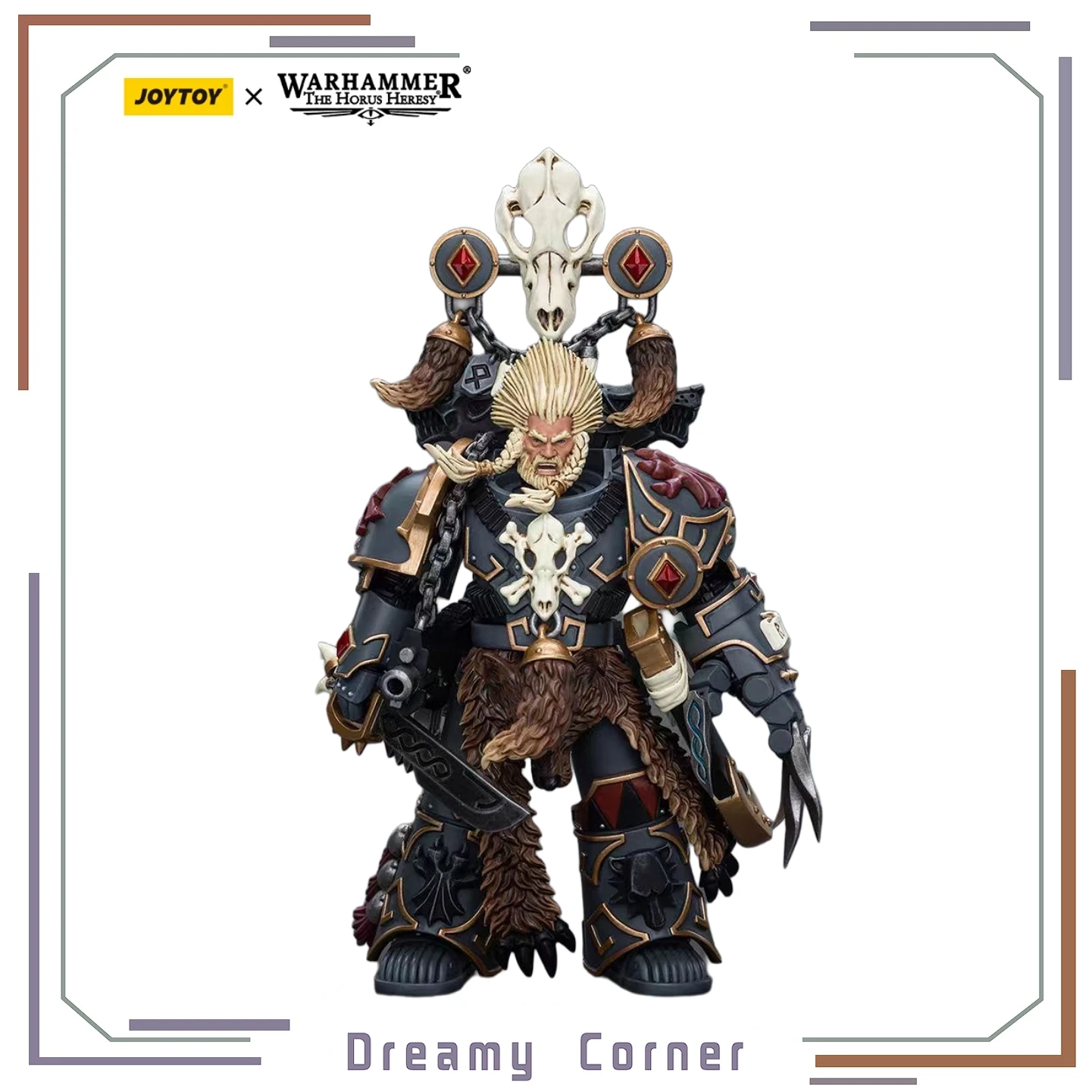 

【В наличии 】JOYTOY Warhammer 40K Space Wolves Geigor Fell-Hand 1/18 Фигурки Игрушки Модели