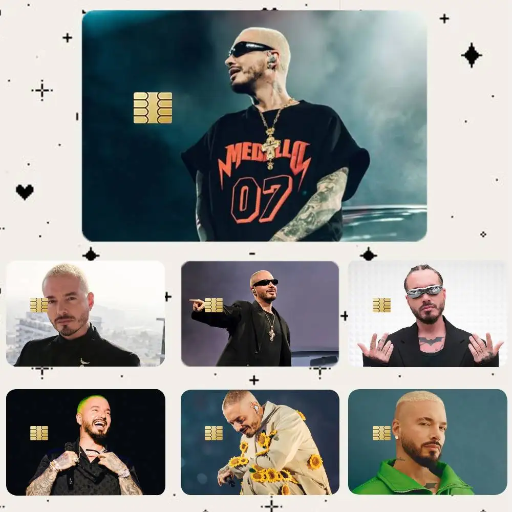 

J Balvin-n HD Waterproof Card Skins Protective Stickers for Credit Bank Game Cards
