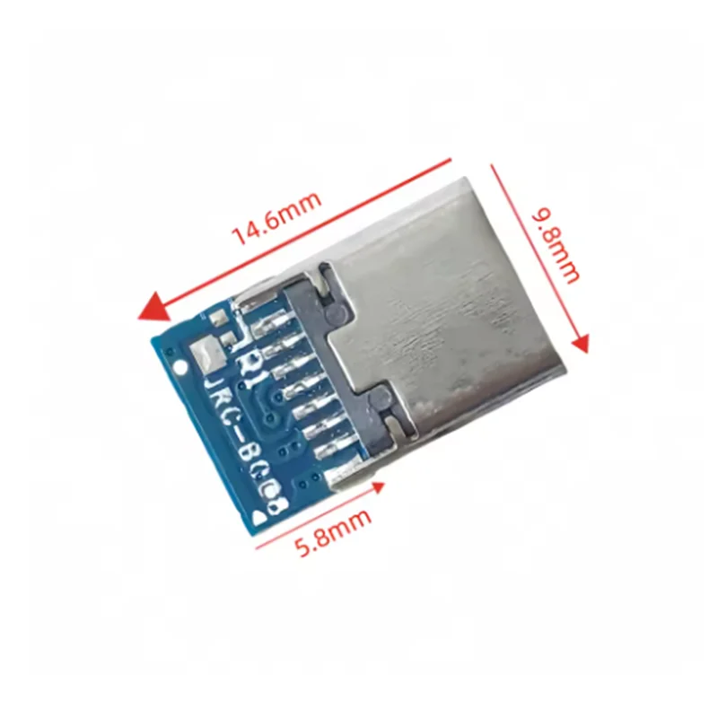 Conector USB 3,1 tipo C, adaptador de receptáculo de enchufe macho/hembra de 24 pines a Cable de soldadura y Cable de 24 pines,