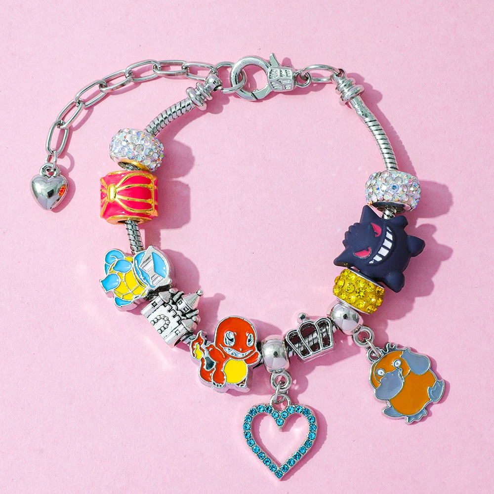 Creatieve Cartoon Pok é mon Serie DIY Kraal Accessoires Armband Blind Box Handgemaakte Sieraden Party Speelgoed Cadeau voor Kinderen