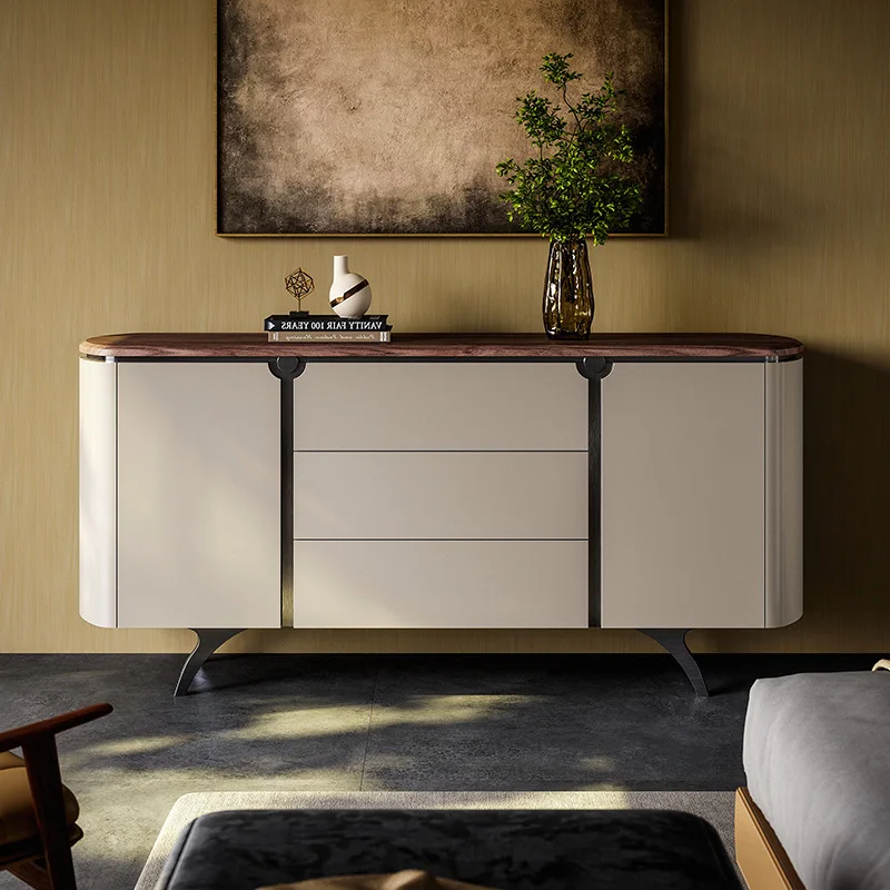 

Dining cabinet storage cabinet, living room wall, tea side cabinet, storage cabinet, light luxury entrance cabinet