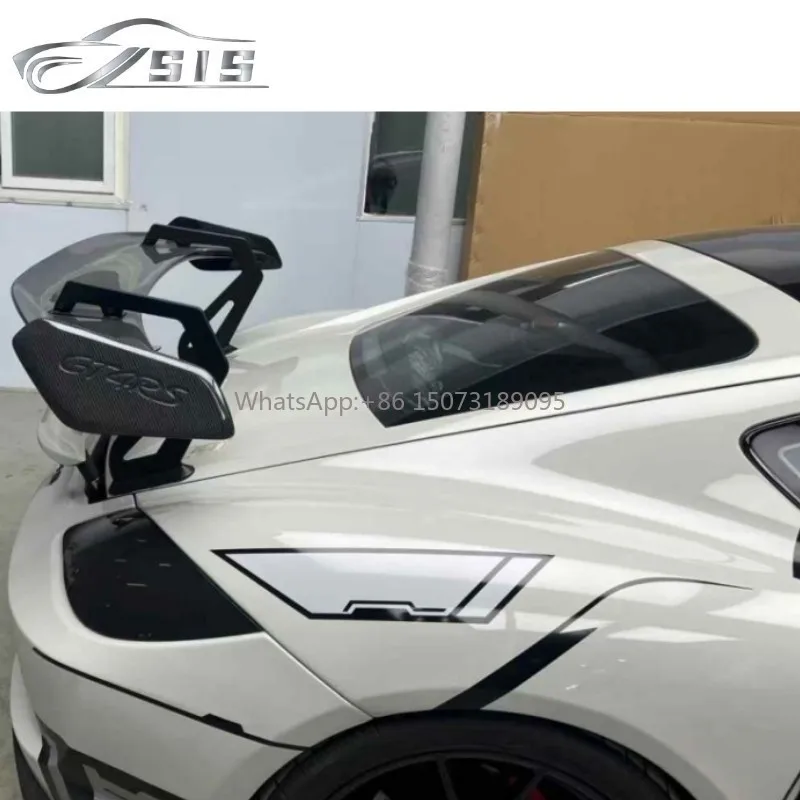

Porshe 987 981 718 GT4RS Carbon Fiber Spoiler Fit for 987 Body Kit 987 981 718 GT4RS Rear Wing