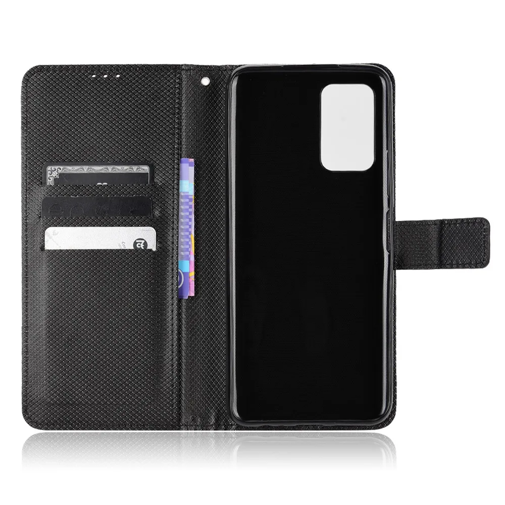 For Infinix Note 8i Luxury Flip Diamond Pattern Skin PU Leather Wallet Stand Case For Infinix Note8i X683 Phone Bag