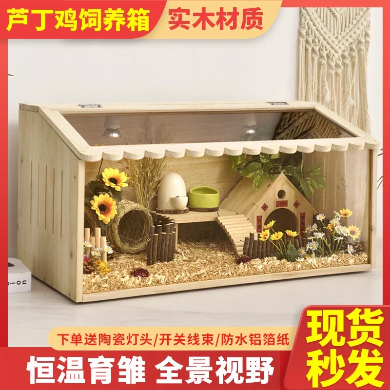 

Rutin Chicken Pet Feeding Box Full Set Ornamental Cage Breeding Special Box Chicken Box Luding Chicken House Cage