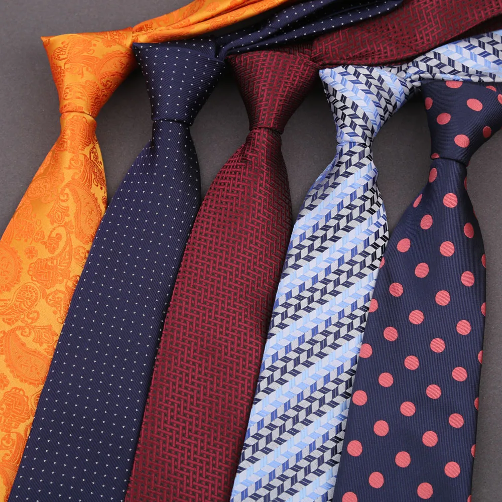 Gewebte gestreifte Krawatten für Männer und Frauen, Jacquard-Krawatte für Hochzeit, Business, klassische Bräutigam-Krawatten, modische Herren-Krawatte