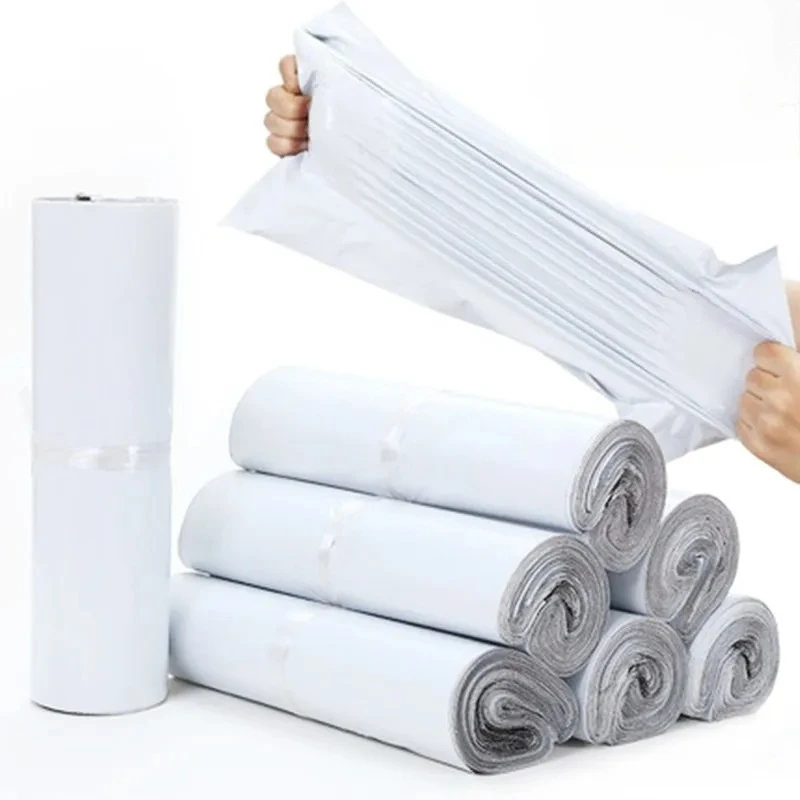 100 stuks/1 rol Express-zakken, plastic transportzakken, ondoorzichtige verpakkingszakken, postverpakkingszakken, logistieke verpakkingszakken