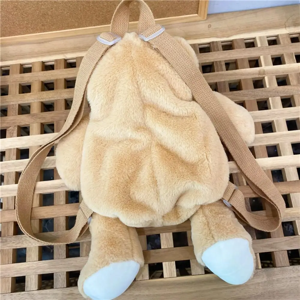 Mochila de pelúcia urso dos desenhos animados para crianças Bolsa de ombro animal Bolsa de escola ao ar livre Lolita Dog Sweet Toy Doll JK