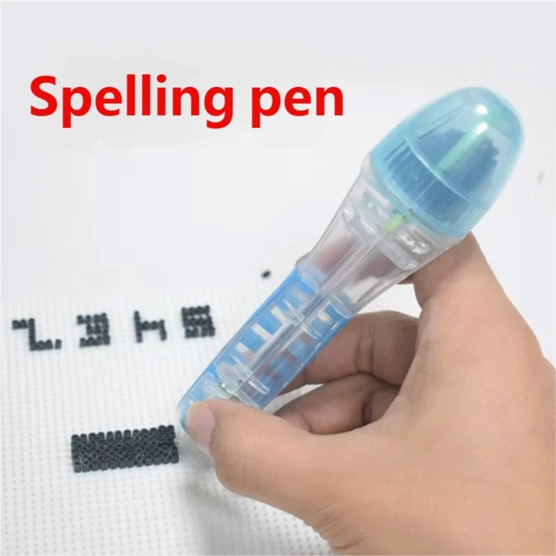

Plastic Bead Placement Pen with 2.6mm Tip Multipurpose Bead Positioning Pen For Jewelry Making Miniature Art Project B03E