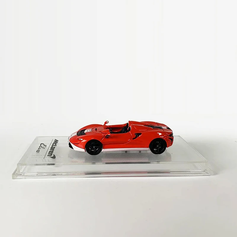 CM 1:64 Model Car Mcla Elva Open Top Alloy Die-Cast Sport Vehicle Collection- Red