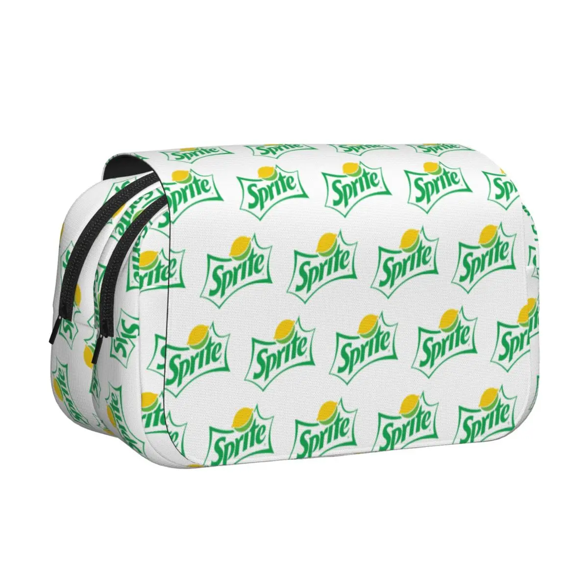 Sprite Original Logo Pencil Case Pencil Pouch Hard Shell Leather Large Storage Pen Box Pencil Bag for Boys Girls School