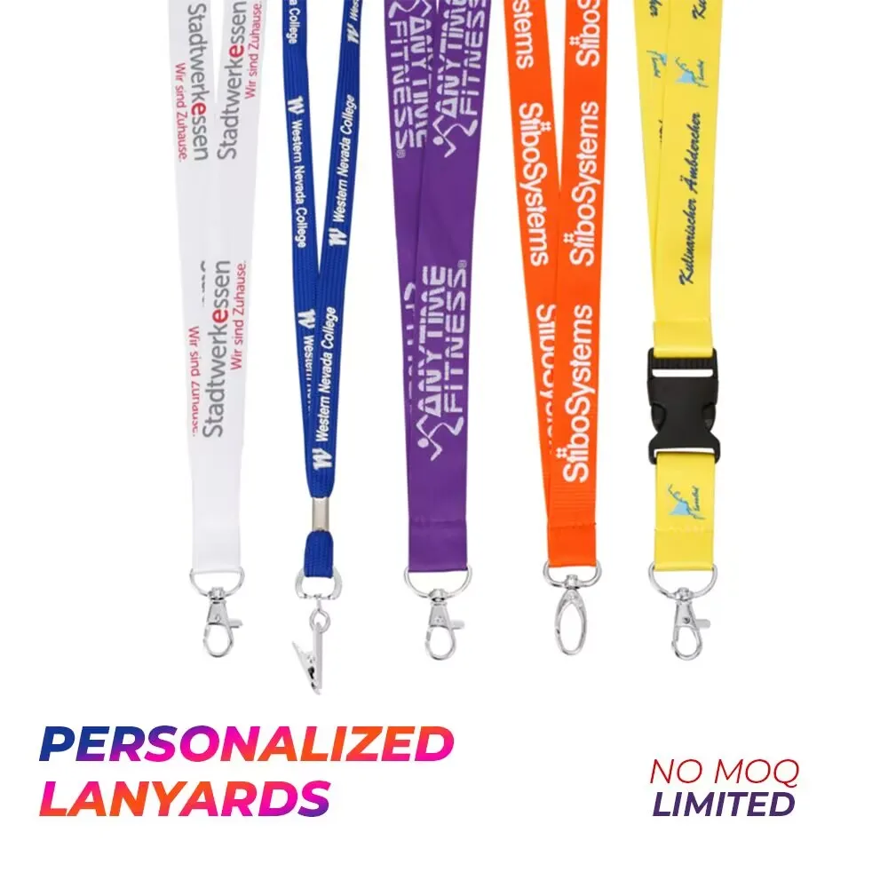 Custom Logo Badge Lanyard for Car Keys ID Holders Cell Phone Neck Straps for Ralliart