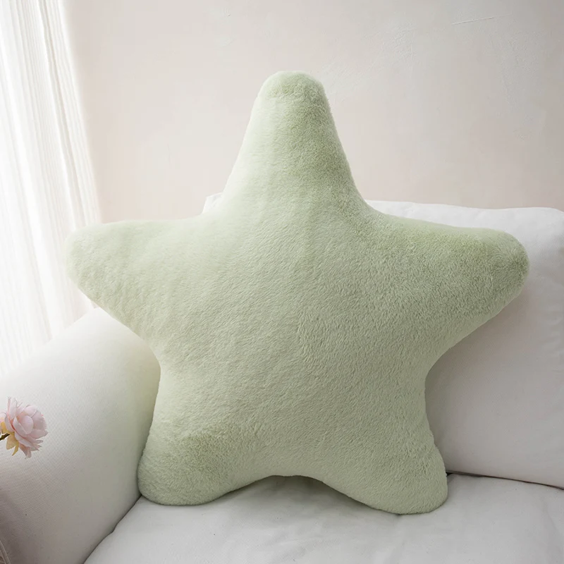 Soft Plush Star Shaped Pillow Decorative Cute Bed Pillow Cushion for Kids Bedroom Living Room - Plush Throw Pillow