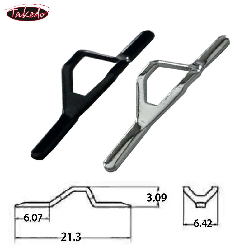TAKEDO 5 Stück/Beutel 5 # DHOOK Hakenhalter für Casting-, Spinn- und Fliegenruten, Meeresangelruten, Karpfenruten, Meeresangelruten-Zubehör – Detail 1