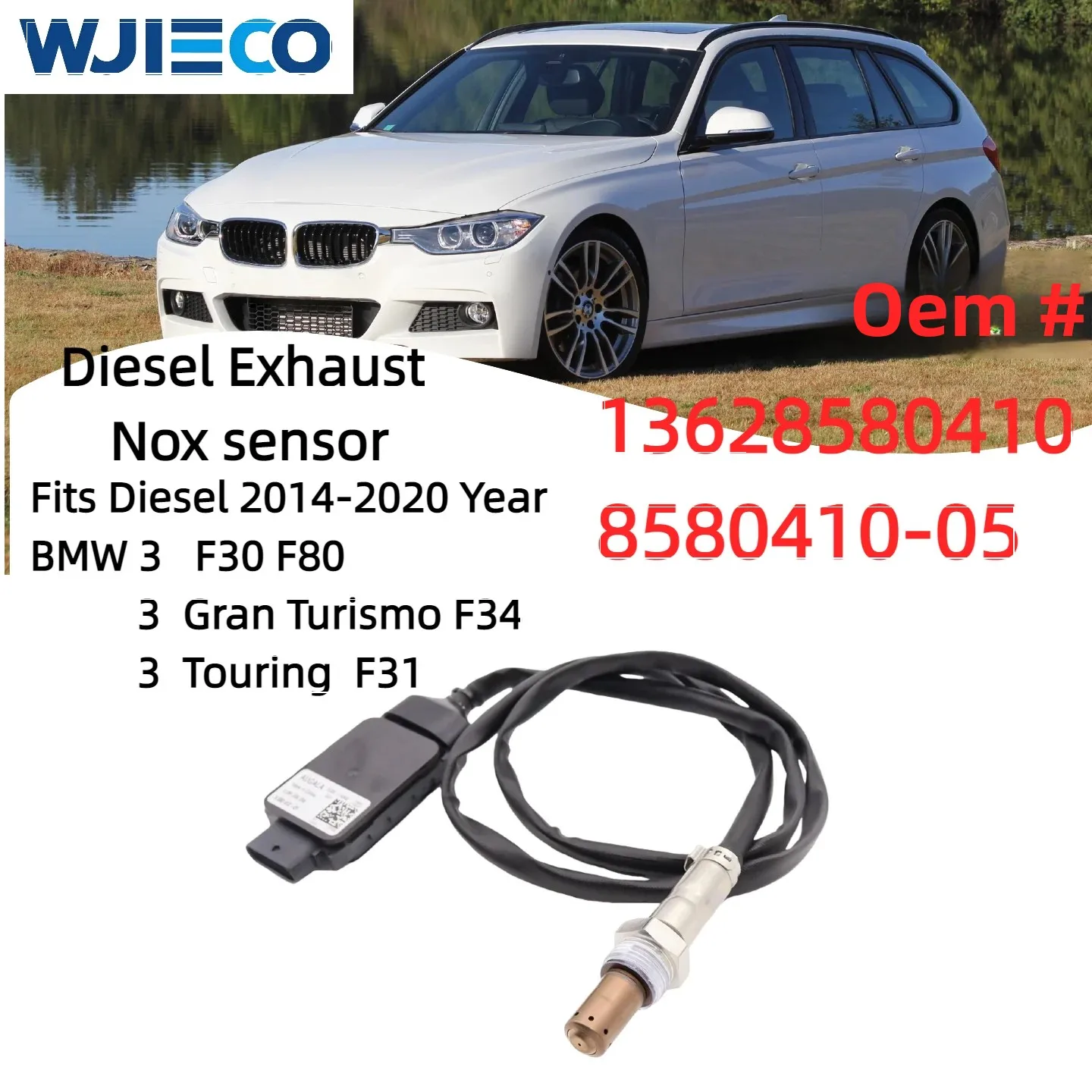 

858041005 0281008043 0281008044 Датчик оксида азота на дизель подходит для дизеля 2014-2020 года BMW 3 F30 F80 F34 F31
