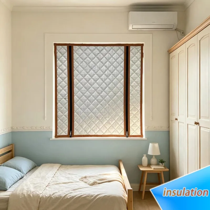 Coffee colored double zipper warm curtains, winter cold proof and heat-insulating curtains, bedroom and home window decoration