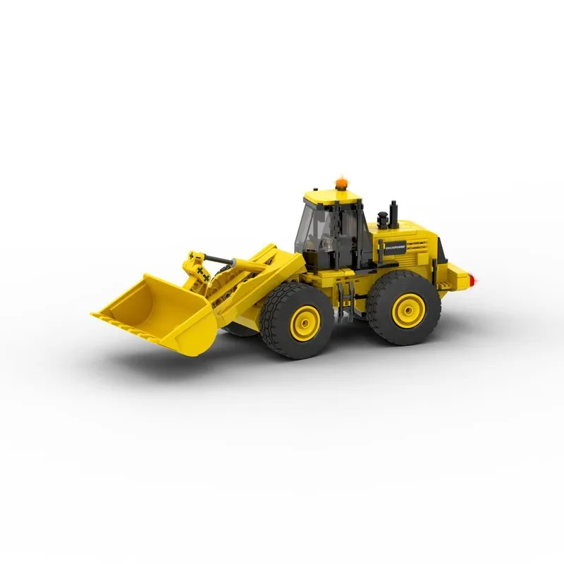 Engineering Vehicle Model Moc Building Bricks Front Loader | Excavator Model Technology Block Toy DIY Assembly Christmas Gifts
